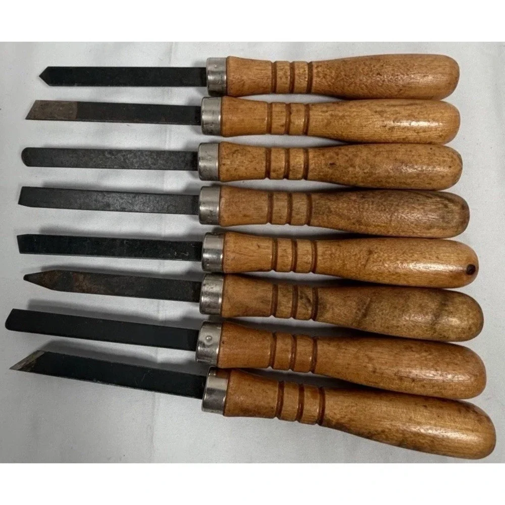 Craftsman Wood Turning Chisel/Gouge Set 8pc HSS USA MPN 92940-92947